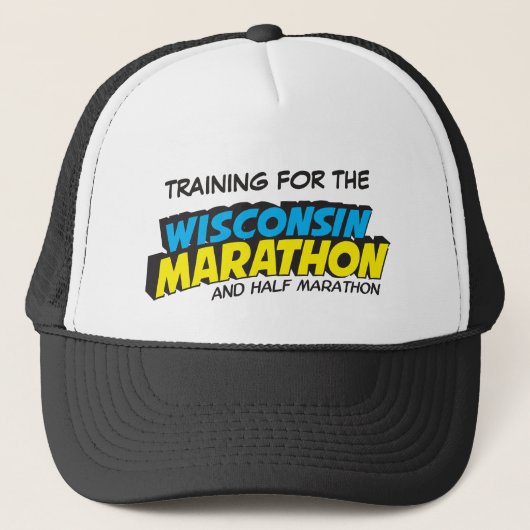 Wisconsin Marathon Training Trucker Pet (Voorkant)