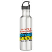 Wisconsin Marathon Training Waterfles (Voorkant)