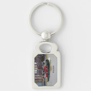 Wisconsin metal-sleutelketen sleutelhanger