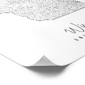 Wisconsin Minimal Street Map Poster (Hoek)