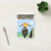 Wisconsin Mosquitoes Cartoon - Camping by Tiki Post-it® Notes (Kantoor)
