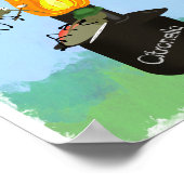 Wisconsin Mosquitoes Cartoon - Camping by Tiki Poster (Hoek)