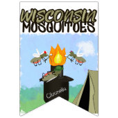 Wisconsin Mosquitoes Cartoon - Camping by Tiki Vlaggetjes (Derde vlag)