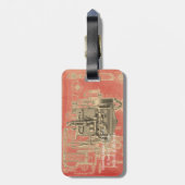 Wisconsin Motor Milwaukee Wisconsin Engine Early K Bagagelabel (Achterkant verticaal)