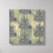 Wisconsin Motor Milwaukee Wisconsin Engine Early K Canvas Afdruk (Voorkant)