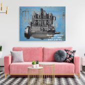 Wisconsin Motor Milwaukee Wisconsin Engine Early K Canvas Afdruk (Insitu (Woonkamer))