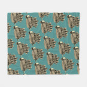 Wisconsin Motor Milwaukee Wisconsin Engine Early K Fleece Deken (Voorkant (Horizontaal))