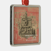 Wisconsin Motor Milwaukee Wisconsin Engine Early K Metalen Ornament (Rechts)