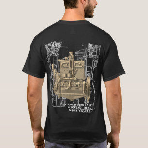 Wisconsin Motor Milwaukee Wisconsin Engine Early K T-shirt
