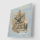 Wisconsin Motor Milwaukee Wisconsin Engine Early K Vierkante Klok (Hoek)