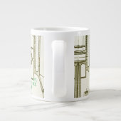 Wisconsin Motor Milwaukee Wisconsin gasmotor B-3 Grote Koffiekop (Achterkant)