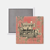 Wisconsin Motor Milwaukee Wisconsin gasmotor B-3 Magneet (Voorkant / Achterkant)