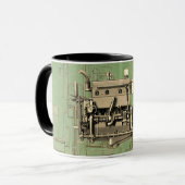 Wisconsin Motor Milwaukee Wisconsin gasmotor B-3 Mok (Voorkant links)