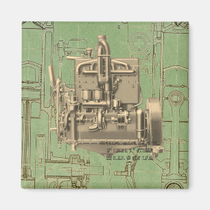 Wisconsin Motor Milwaukee Wisconsin gasmotor K5 Magneet