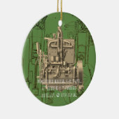 Wisconsin Motor Milwaukee Wisconsin gasmotor K Keramisch Ornament (Rechts)