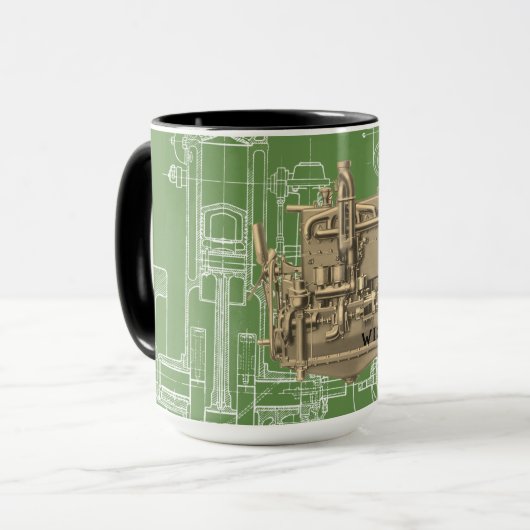 Wisconsin Motor Milwaukee Wisconsin gasmotor K Mok (Voorkant links)