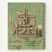 Wisconsin Motor Milwaukee Wisconsin gasmotor K Notitieboek (Achterkant)