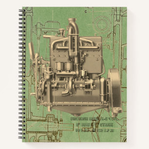 Wisconsin Motor Milwaukee Wisconsin gasmotor K Notitieboek