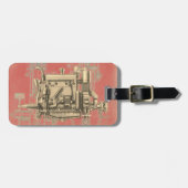 Wisconsin Motor Milwaukee Wisconsin gasmotor X Bagagelabel (Voorkant horizontaal)