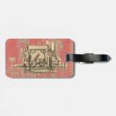 Wisconsin Motor Milwaukee Wisconsin gasmotor X Bagagelabel (Achterkant horizontaal)