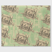 Wisconsin Motor Milwaukee Wisconsin gasmotor X Cadeaupapier (Vlak)