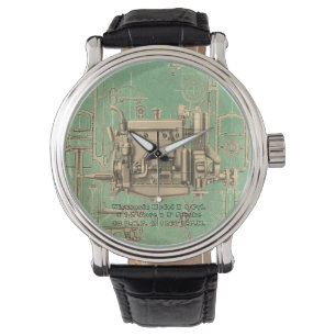 Wisconsin Motor Milwaukee Wisconsin gasmotor X Horloge
