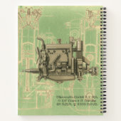 Wisconsin Motor Milwaukee Wisconsin gasmotor X Notitieboek (Achterkant)