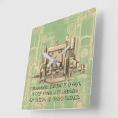 Wisconsin Motor Milwaukee Wisconsin gasmotor X Vierkante Klok (Hoek)