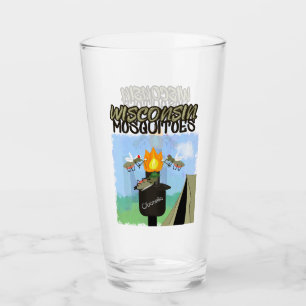 Wisconsin Muggen Cartoon - Kamperen door Tiki Glas