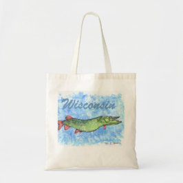 Wisconsin Muskie Tote Bag
