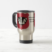 Wisconsin National Guard Insignia Travel Mug Reisbeker (Voorkant links)