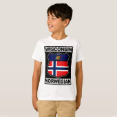 Wisconsin Noors Amerikaans T-shirt (Voorkant volledig)