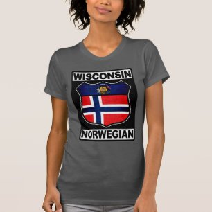 Wisconsin Noors Amerikaans T-shirt