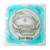 Wisconsin Nurse Tegeltje (Voorkant)