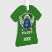 Wisconsin Off Road Adventure 4x4 Trails Mudding Ornament (voorkant)