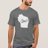 Wisconsin Ope T-Shirt (Voorkant)