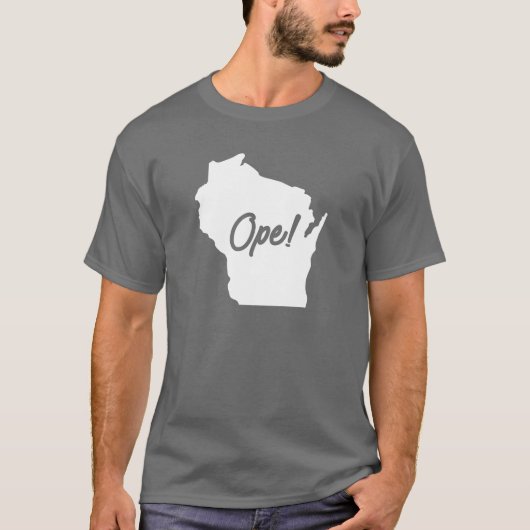 Wisconsin Ope T-Shirt (Voorkant)