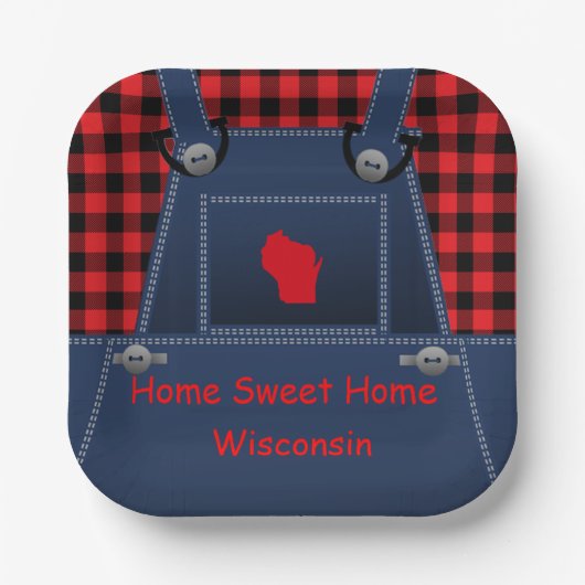 Wisconsin Overalls Buffalo Play 7-inch Bord (Voorkant)