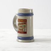 Wisconsin overdrinkt uw toestand sinds 1848 bierpul (Voorkant links)