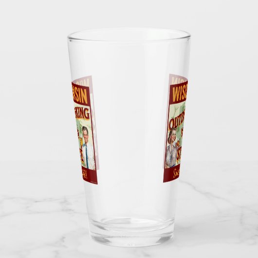 Wisconsin overdrinkt uw toestand sinds 1848 glas (Rechts)