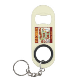 Wisconsin overdrinkt uw toestand sinds 1848 mini flessenopener
