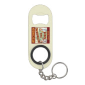 Wisconsin overdrinkt uw toestand sinds 1848 mini flessenopener (Achterkant)