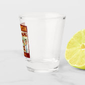 Wisconsin overdrinkt uw toestand sinds 1848 shot glas (Rechts)