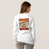 Wisconsin overdrinkt uw toestand sinds 1848 t-shirt (Achterkant volledig)