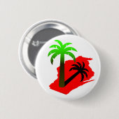 Wisconsin Palm Tree Ronde Button 5,7 Cm (Voorkant /achterkant)