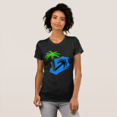 Wisconsin Palm Tree T-shirt (Voorkant volledig)