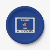 Wisconsin Papieren Bordje (Voorkant)