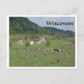 Wisconsin Pasture Briefkaart (Voorkant)