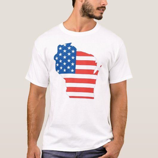 Wisconsin Patriotic Shirt (Voorkant)
