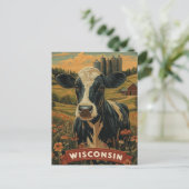  Wisconsin Patriottische Geest Briefkaart (Staand voorkant)